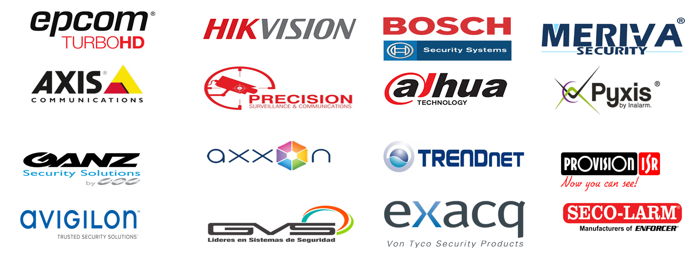 Marcas video vigilancia epcom hikvision dahua provision